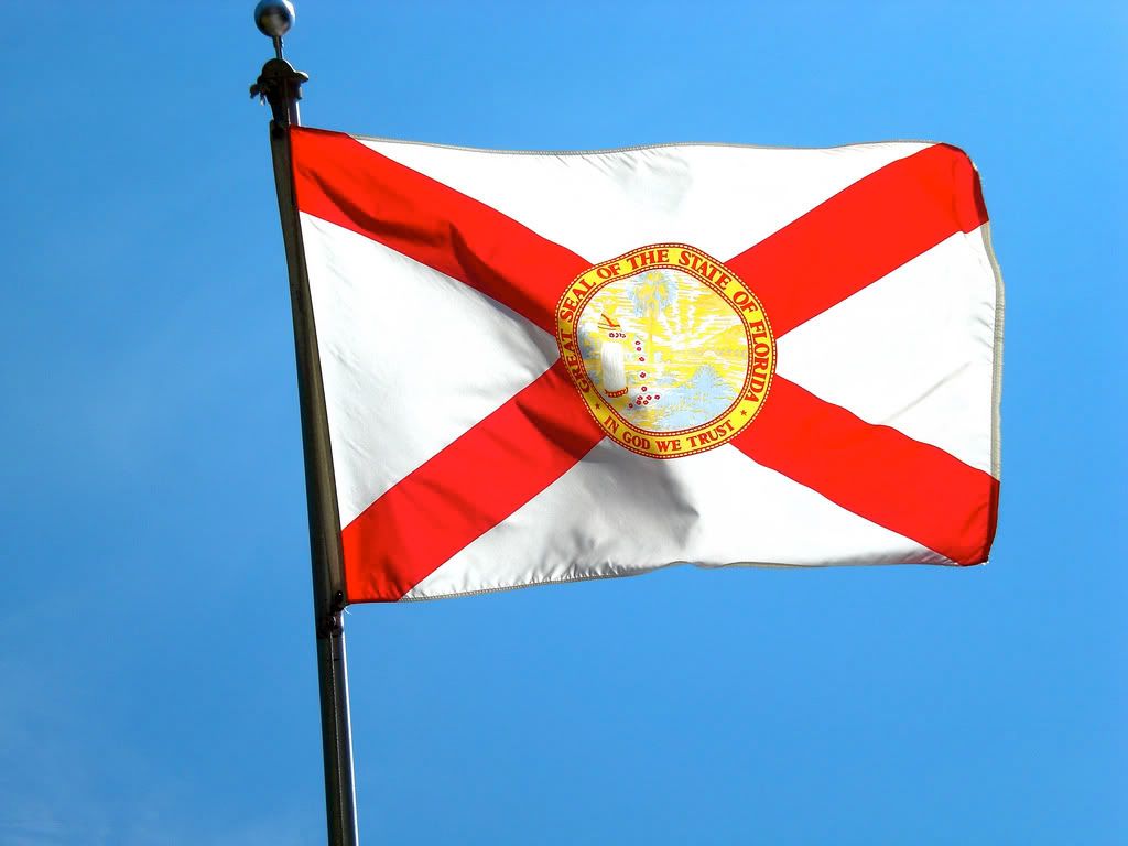 Florida Flag Coloring Page #4 Florida Flag Coloring Page #4
