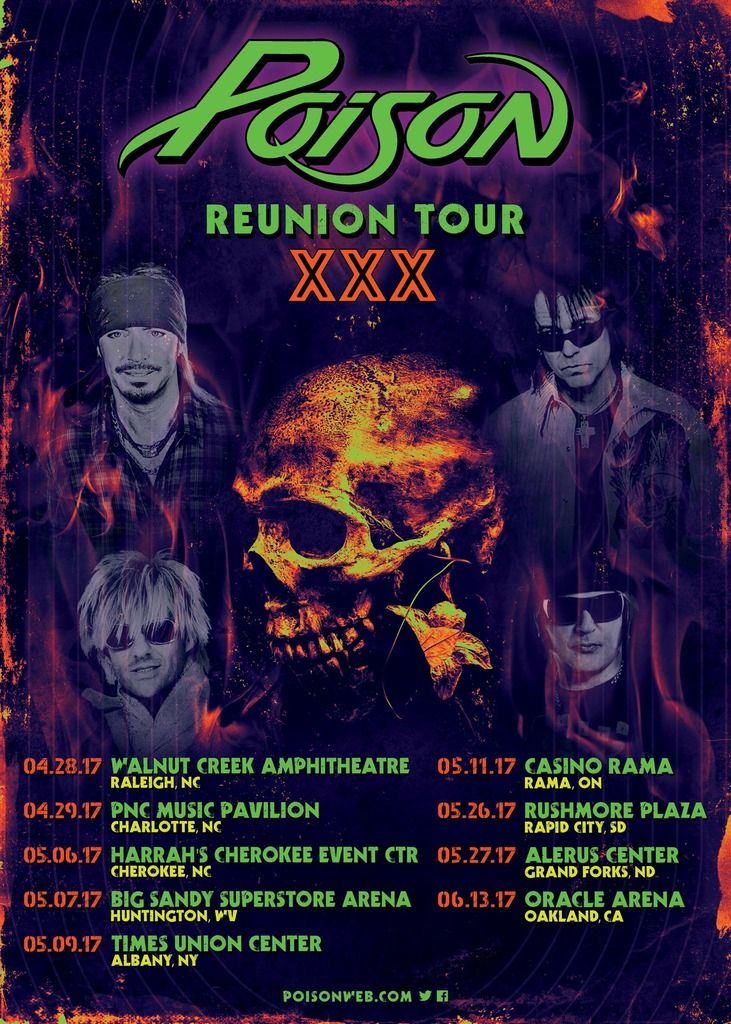 POISON Announces First Headlining Tour Dates In Over A Decade
