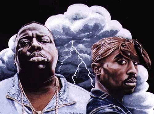 Tupac+and+biggie+graffiti