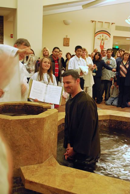 Mike baptized