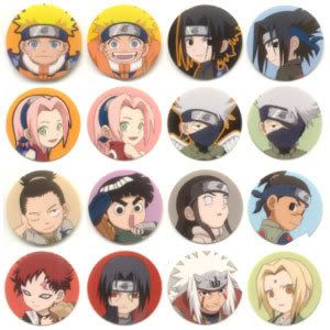 chibi Naruto, Sasuke, Sakura, Kakashi, Shika, Lee, Neji, Iruka, Gaara, Itachi, Jiraiya, and Tsunade
