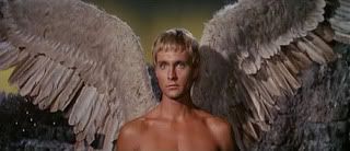 john phillip law as pygar in barbarella