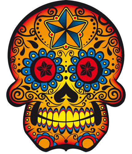 guy sugar skulls