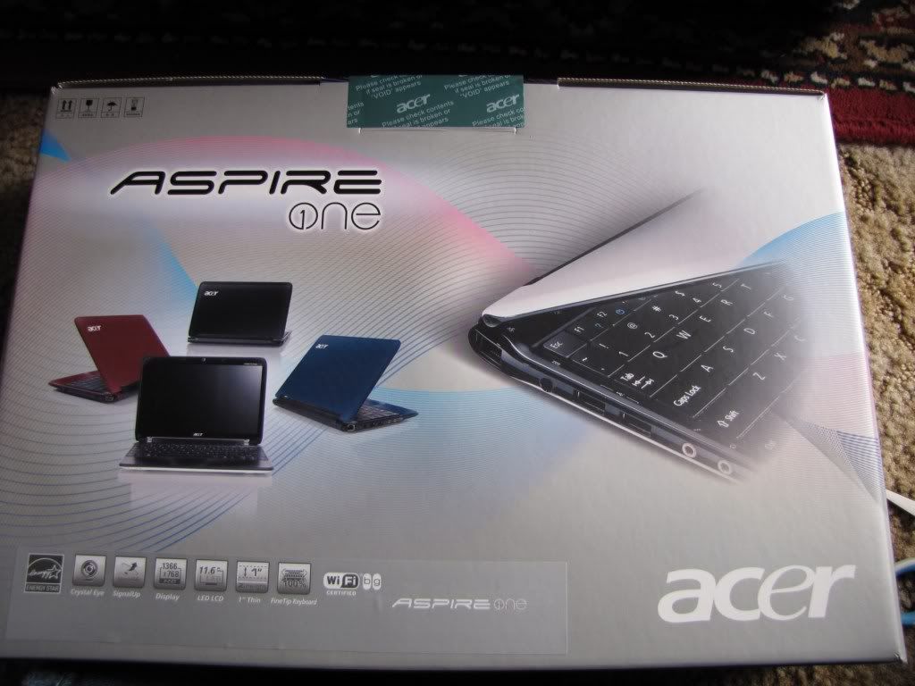 My Acer Aspire One AO751H-1948 (ZA3) unbox pics :) | NotebookReview