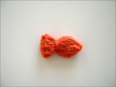 goldfish crackers. knit goldfish cracker