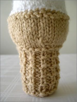 knit wafer/cake cone