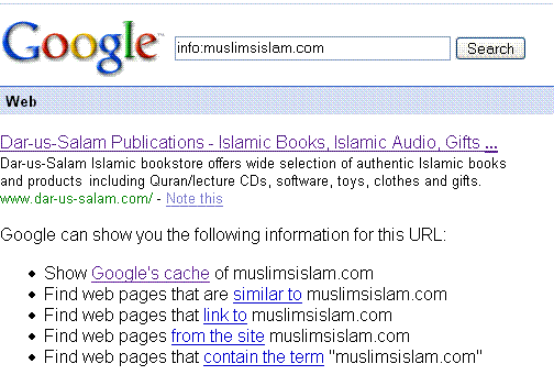 google info google info