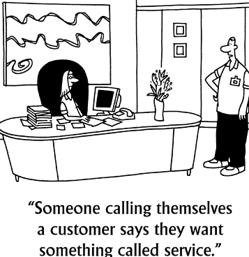 customer service cartoom