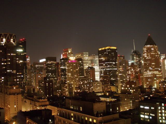 newyork at night. new york skyline at night twin