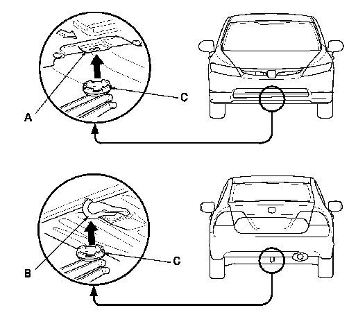 Honda accord floor jack point #2