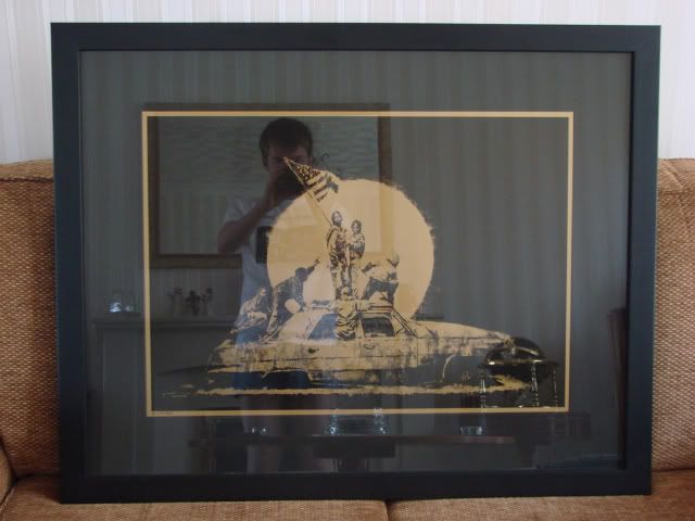 Banksy Gold Frame