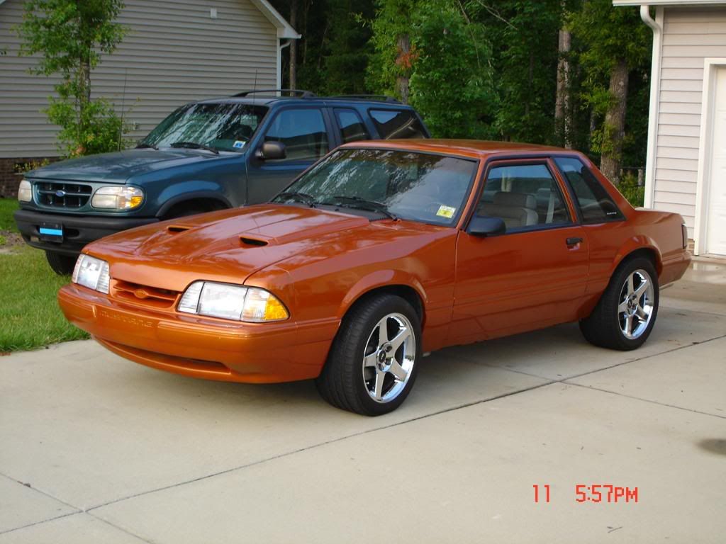 pic of a fox body without molding Ford Mustang Forums