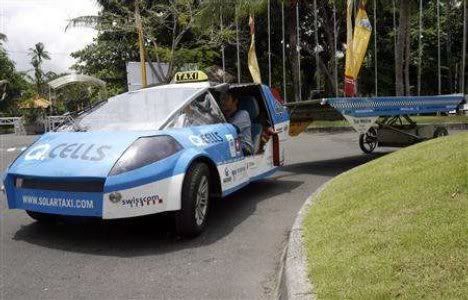 louis palmer and his solar taxi