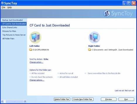 SyncToy – a Windows Vista or XP, free synchronization software or ...