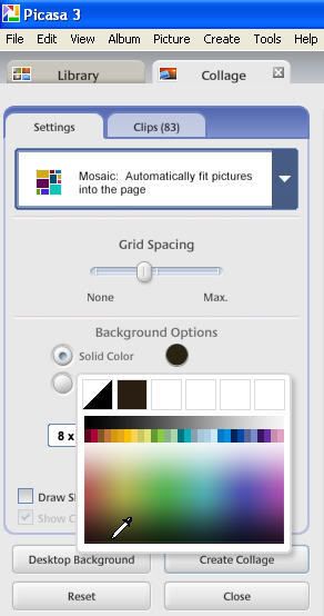 photo collage using grid or mosaic