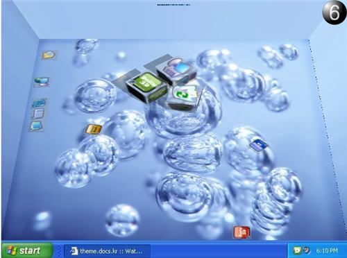 3D Desktop Background Themes for Windows Vista or XP ...