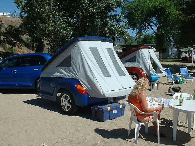 Chrysler pt cruiser outdoor tailgate tent #3