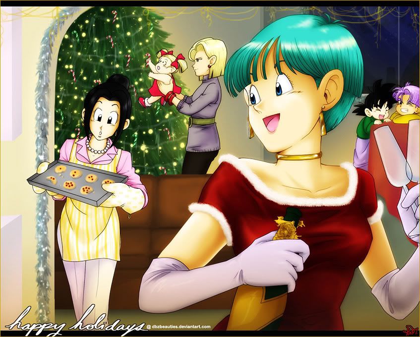 dragon ball z christmas 1 Beauties holiday Pictures, Images and Photos