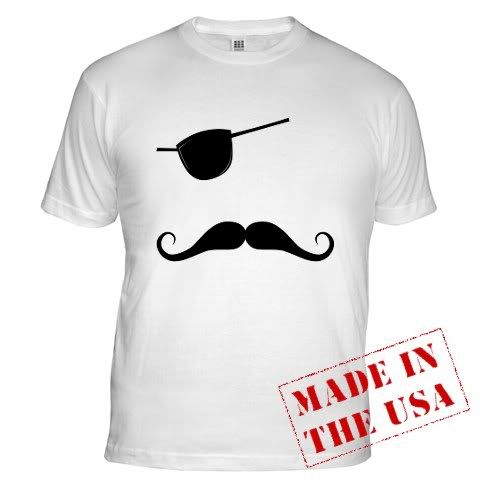 mustache,pirate mustache,mustache t shirt,pirate day,pirate day t shirt,ITLPD,arrrrr
