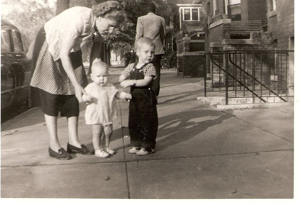 My dad, uncle Ed, and grandmother Pearce when he was a child.