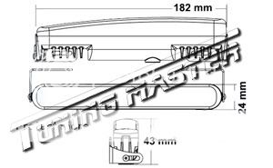 Luci Diurne DRL 18 LED SMD Omologati CE87 Universali