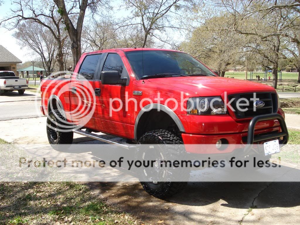 Red ford f150 lifted for sale #10