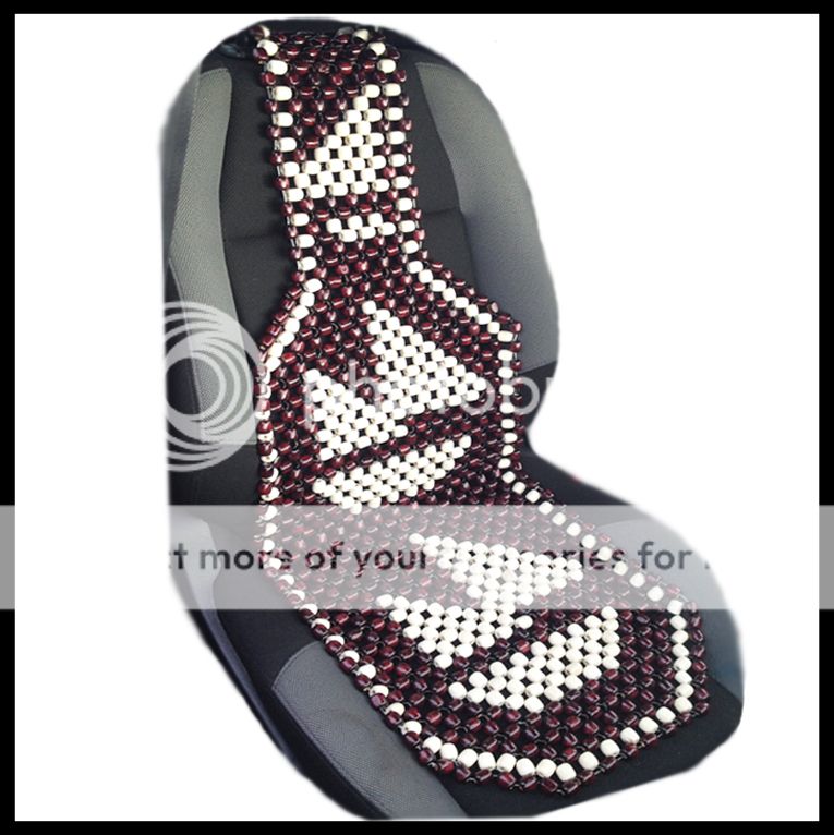 New Classic Wood Wooden Beaded Massage Massaging Car Taxi Van Seat Cushion Cover