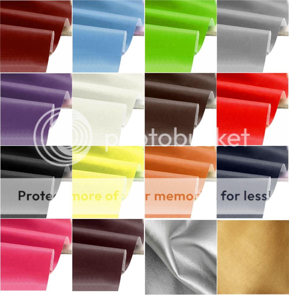FAUX LEATHER Fabric Leatherette Material Leathercloth Clothing Upholstery eBay