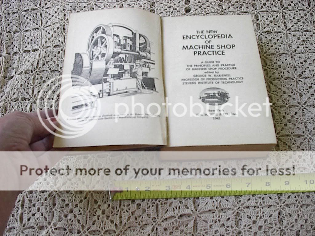 Vintage 1941 NEW ENCYCLOPEDIA OF MACHINE SHOP PRACTICE  