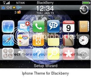 iphone theme for blackberry