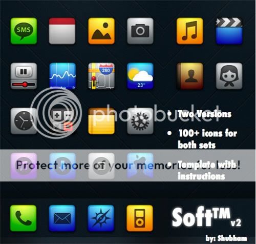 iphone themes - soft V2.0