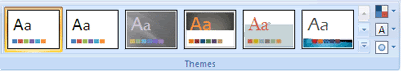 powerpoint 2007 themes layout