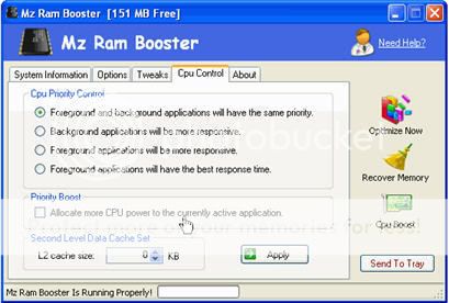 Ram Booster to boost computer RAM memory