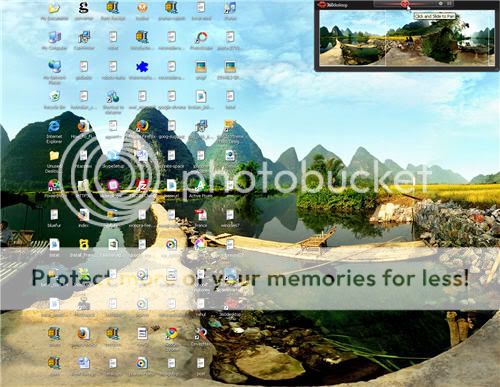 change windows desktop into 360 degree wide desktop